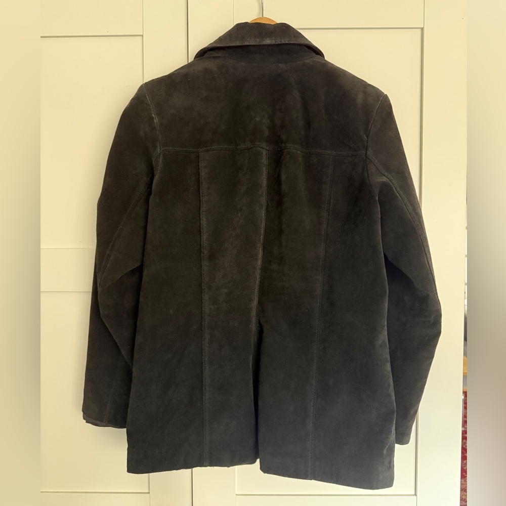 Black suede chore jacket - Picture 6 of 7